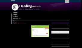 
							         Infinite Campus Links - Harding Middle School								  
							    