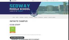 
							         Infinite Campus » Marvin M. Sedway Middle School – Clark County ...								  
							    