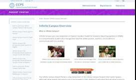 
							         Infinite Campus Overview - CCPS								  
							    