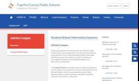 
							         Infinite Campus / Overview - Fayette County Public Schools								  
							    