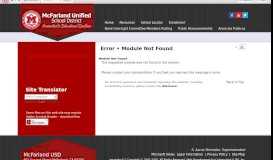 
							         Infinite Campus Parent Portal Access • Page - McFarland USD								  
							    