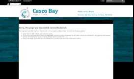 
							         Infinite Campus Parent Portal - Casco Bay High School								  
							    