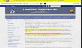 
							         Infinite Campus Parent Portal - Elizabethtown Independent Schools								  
							    