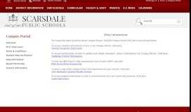 
							         Infinite Campus Parent Portal / Help Information - Scarsdale Schools								  
							    