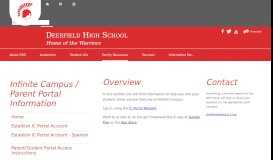 
							         Infinite Campus / Parent Portal / Home - Township High School District ...								  
							    