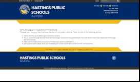 
							         Infinite Campus Parent Portal Letter - Hastings Public Schools								  
							    