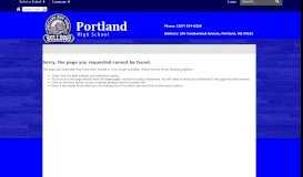 
							         Infinite Campus Parent Portal - Portland High School								  
							    
