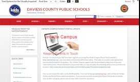 
							         Infinite Campus Parent Portal Update - Daviess County Public Schools								  
							    