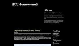 
							         Infinite Campus Parent Portal - WCS Announcements								  
							    