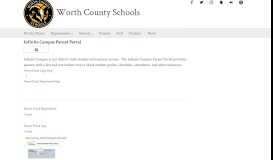 
							         Infinite Campus Parent Portal - Worth County Schools								  
							    