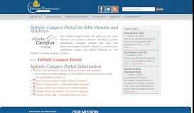 
							         Infinite Campus Portal for EKA Parents and Students								  
							    