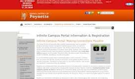 
							         Infinite Campus Portal Information ... - School District of Poynette								  
							    