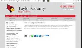 
							         Infinite Campus Portal Issue - Taylor County High School								  
							    