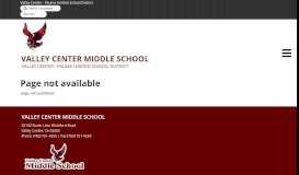 
							         Infinite Campus Portal - Valley Center Middle School - School Loop								  
							    