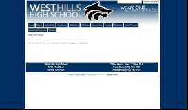 
							         Infinite Campus Portal - West Hills High School - Google Sites								  
							    