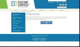 
							         Infinite Campus | Racine Unified School District								  
							    