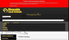 
							         Infinite Campus - Riverside Local Schools								  
							    