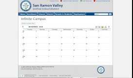 
							         Infinite Campus - San Ramon Valley Unified School District								  
							    