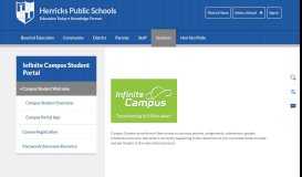 
							         Infinite Campus Student Portal - Herricks Public Schools								  
							    