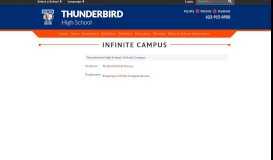 
							         Infinite Campus - Thunderbird High School								  
							    