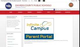 
							         Infinite Campus update - Daviess County Public Schools								  
							    