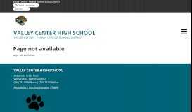 
							         Infinite Campus - Valley Center High School - Valley Center - Pauma ...								  
							    