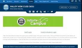 
							         Infinite Campus - Valley View School District's								  
							    