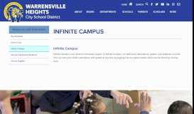 
							         Infinite Campus - Warrensville Heights City Schools								  
							    