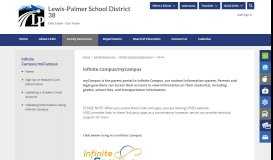 
							         Infinite Campus/myCampus / Home - Lewis-Palmer School District								  
							    