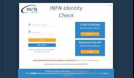 
							         INFN Identity Check								  
							    
