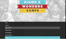 
							         Info for Parents - Signs & Wonders - International House of Prayer								  
							    