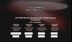 
							         Info - GymTyme								  
							    