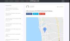 
							         Info Jurusan di STMIK Indonesia Padang - ListKampus.com								  
							    