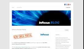 
							         InFocus Partner Portal - InFocus EN Blog								  
							    