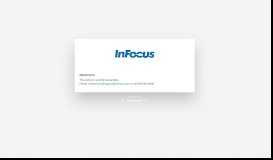 
							         InFocus Partner Portal: Log In								  
							    