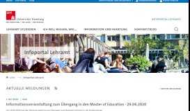 
							         Infoportal Lehramt : Universität Hamburg								  
							    