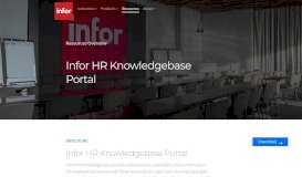 
							         Infor HR Knowledgebase Portal | Infor								  
							    