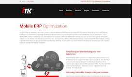 
							         Infor Lawson ERP Mobile Solutions - iTK Technologies								  
							    