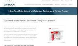 
							         Infor Portals for Customers & Vendors | Customer Portals with Real ...								  
							    