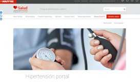 
							         Información hipertensión portal - canalSALUD								  
							    