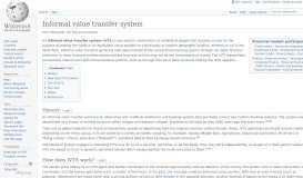 
							         Informal value transfer system - Wikipedia								  
							    