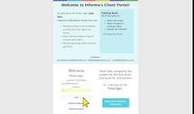 
							         Informa's Client Portal - Informa Engage								  
							    