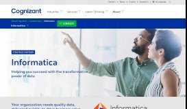 
							         Informatica | Business Partners | Cognizant Technology Solutions								  
							    