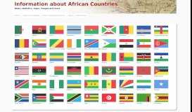 
							         Information about African countries - News, statistics, maps, images ...								  
							    