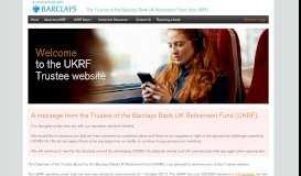 
							         Information about the Barclays Bank UK Retirement Fund								  
							    