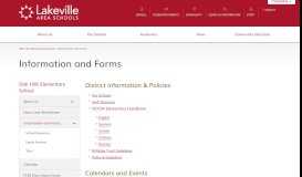
							         Information and Forms - Oak Hills Elementary School								  
							    