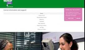 
							         Information and support - Macmillan Cancer Support								  
							    
