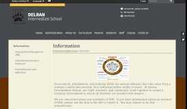 
							         Information - Delran Intermediate School								  
							    