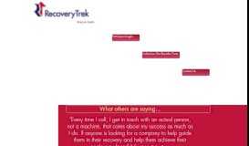 
							         Information for Consumers | United States | RecoveryTrek								  
							    