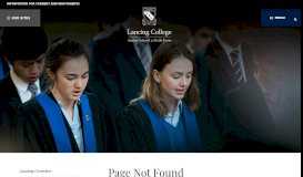 
							         Information for current and new parents | Lancing College ...								  
							    